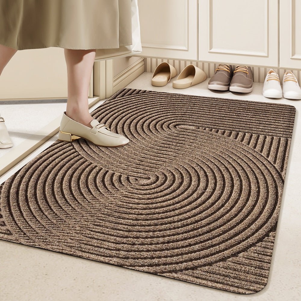 Superabsorberande dörrmatta med geometrisk design - Halkfri