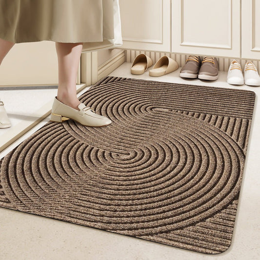 Superabsorberande dörrmatta med geometrisk design - Halkfri