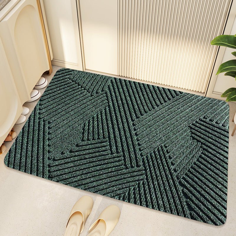 Superabsorberande dörrmatta med geometrisk design - Halkfri