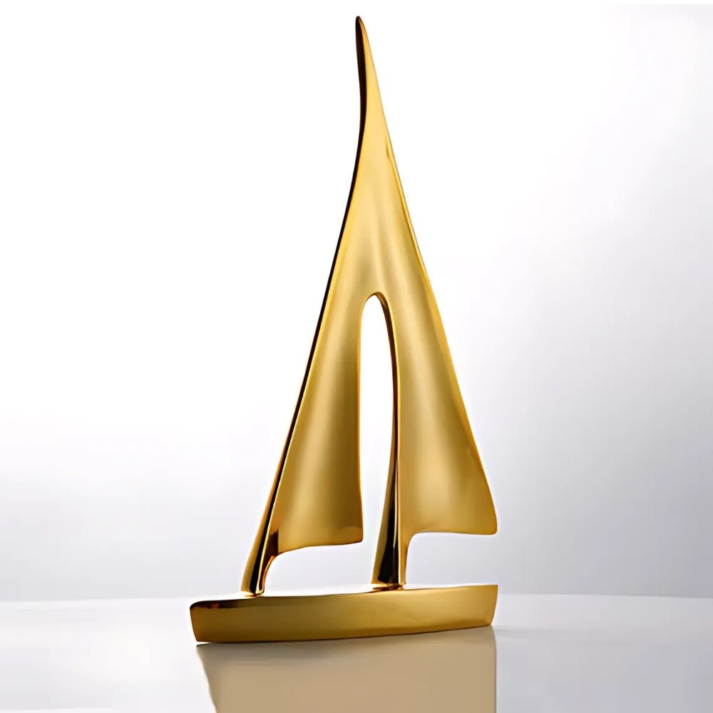 Elegant Sejlbåd Dekoration - Moderne Minimalisme til Hjemmet