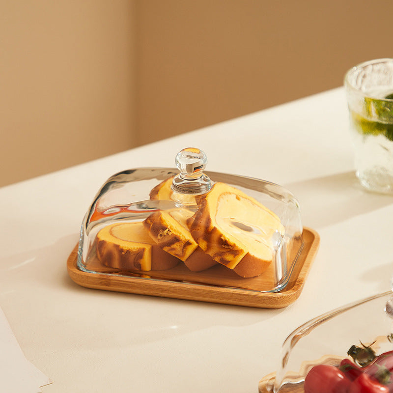 Smørskål i Træ og Glas – Elegant Design