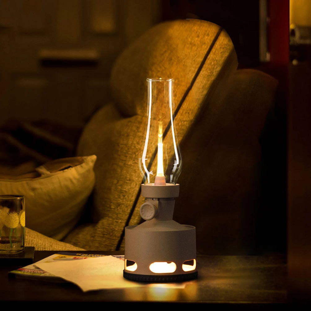 Uppladdningsbar Vintage LED-lykta - LumaLantern