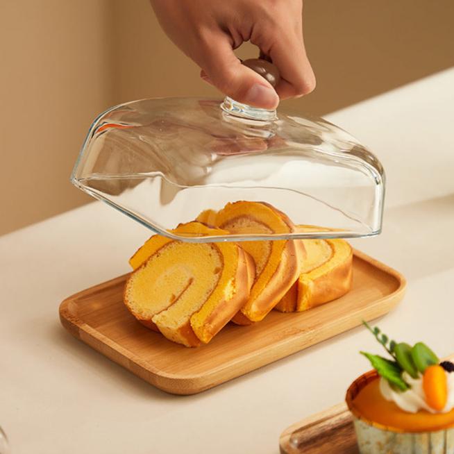 Smørskål i Træ og Glas – Elegant Design