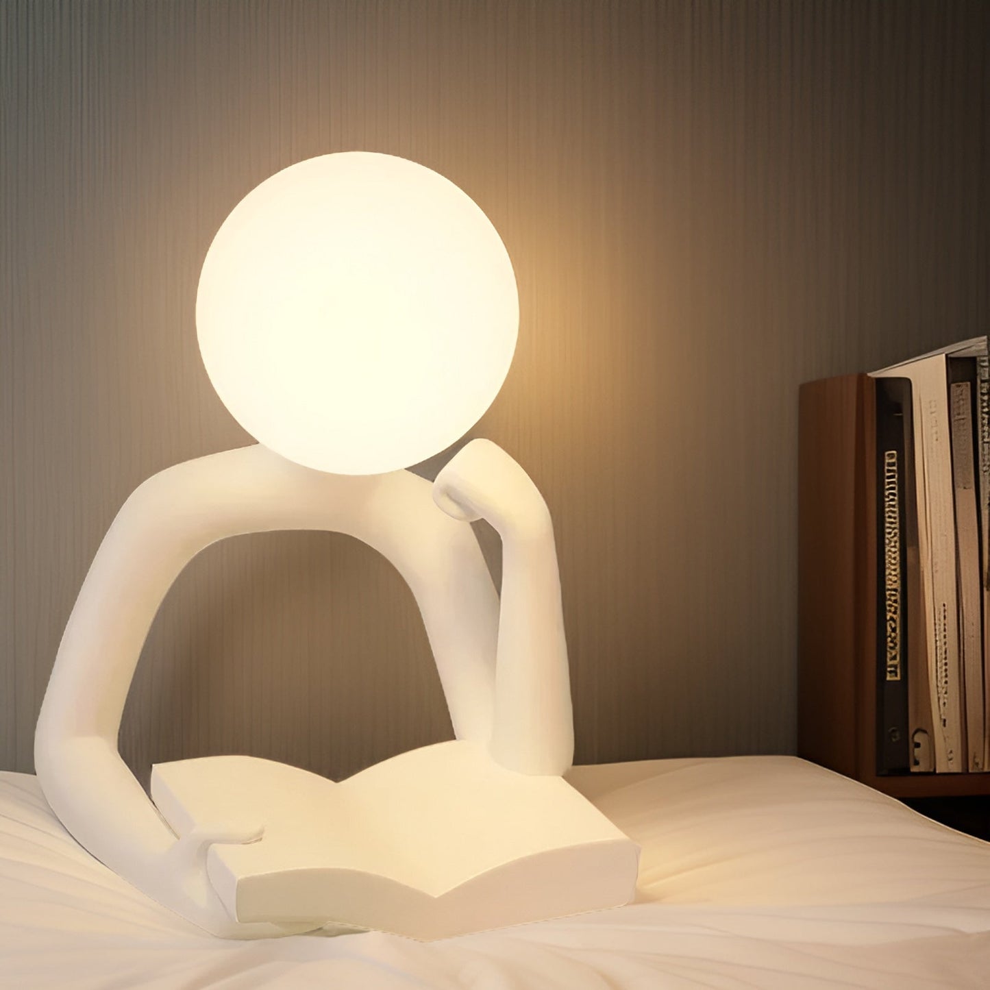 Trådlös bordslampa med justerbart ljus och elegant design