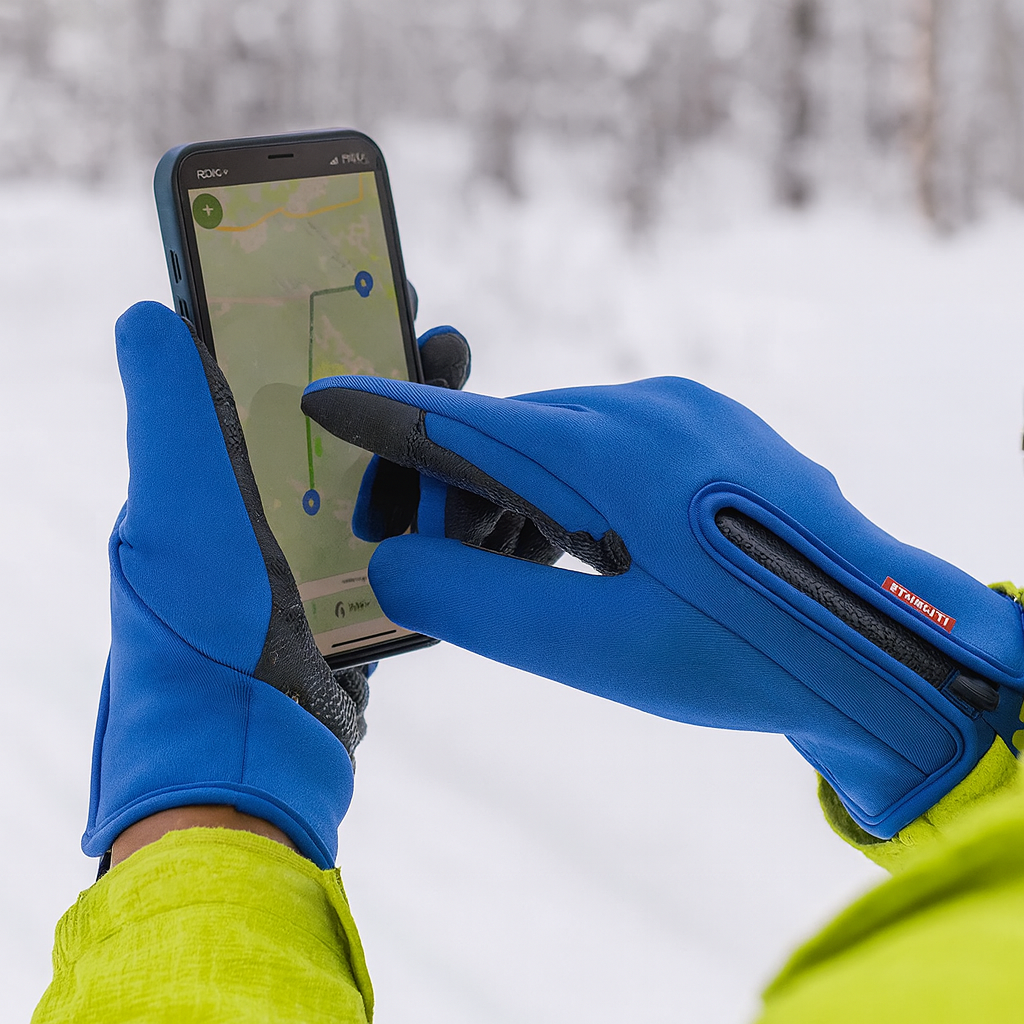 Vinterhandsker med Touchscreen og Vandtæt Isolering