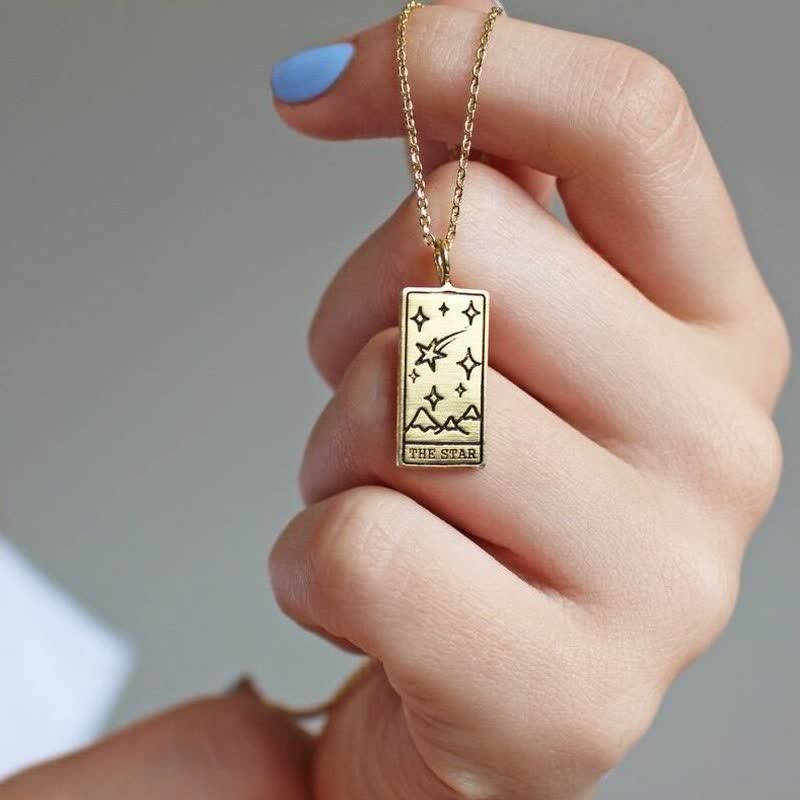 Vintage Tarot Kort Pendant – Lykkeamulet