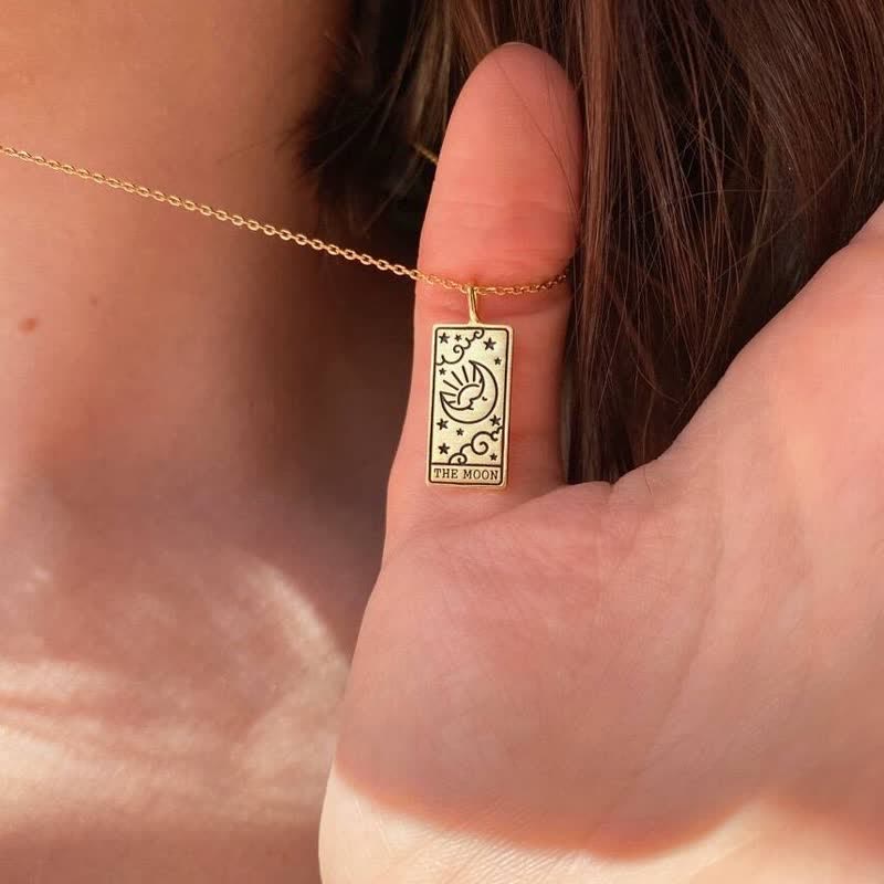Vintage Tarot Kort Pendant – Lykkeamulet