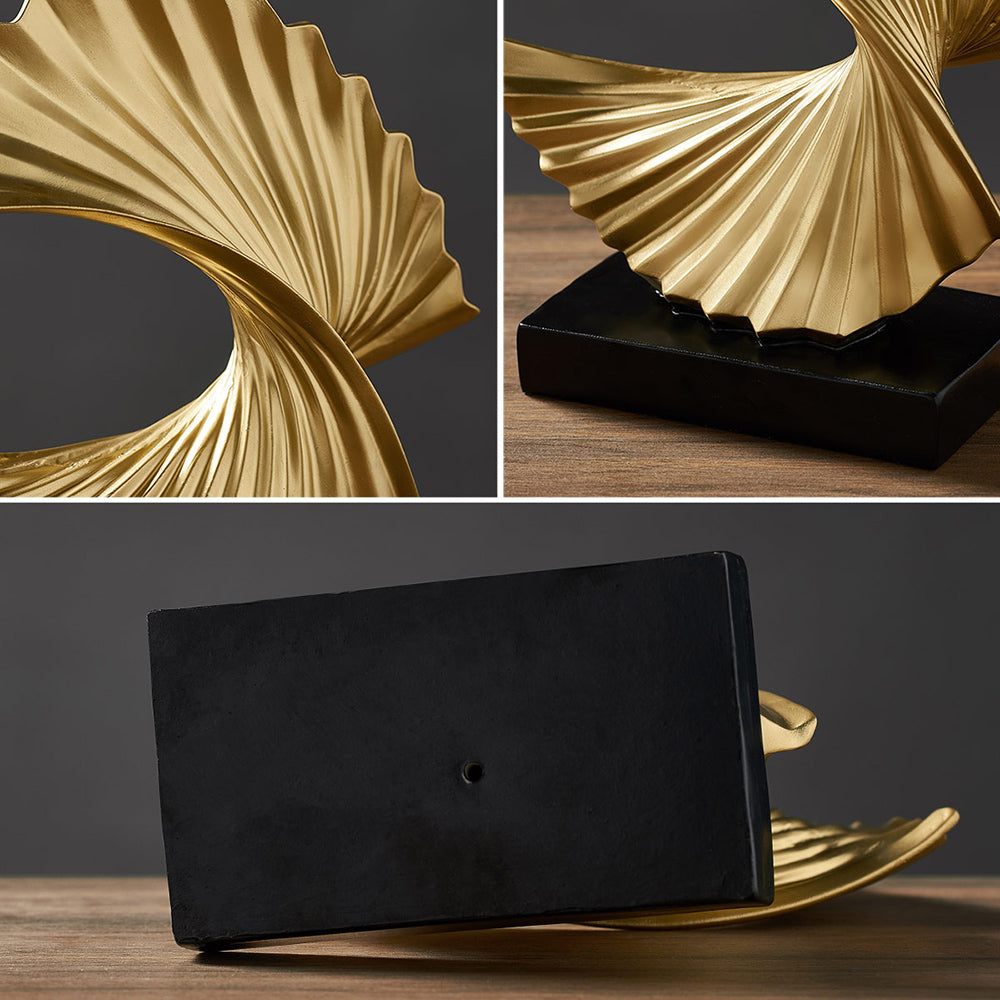 Elegant halvmåne skulptur – LunaLuxe