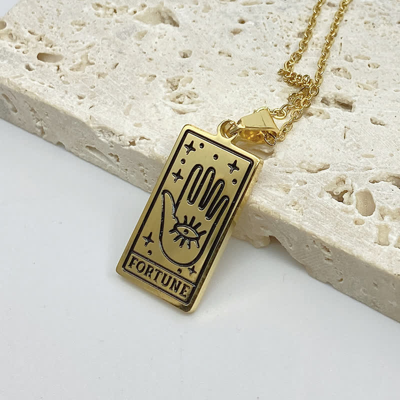 Vintage Tarot Kort Pendant – Lykkeamulet