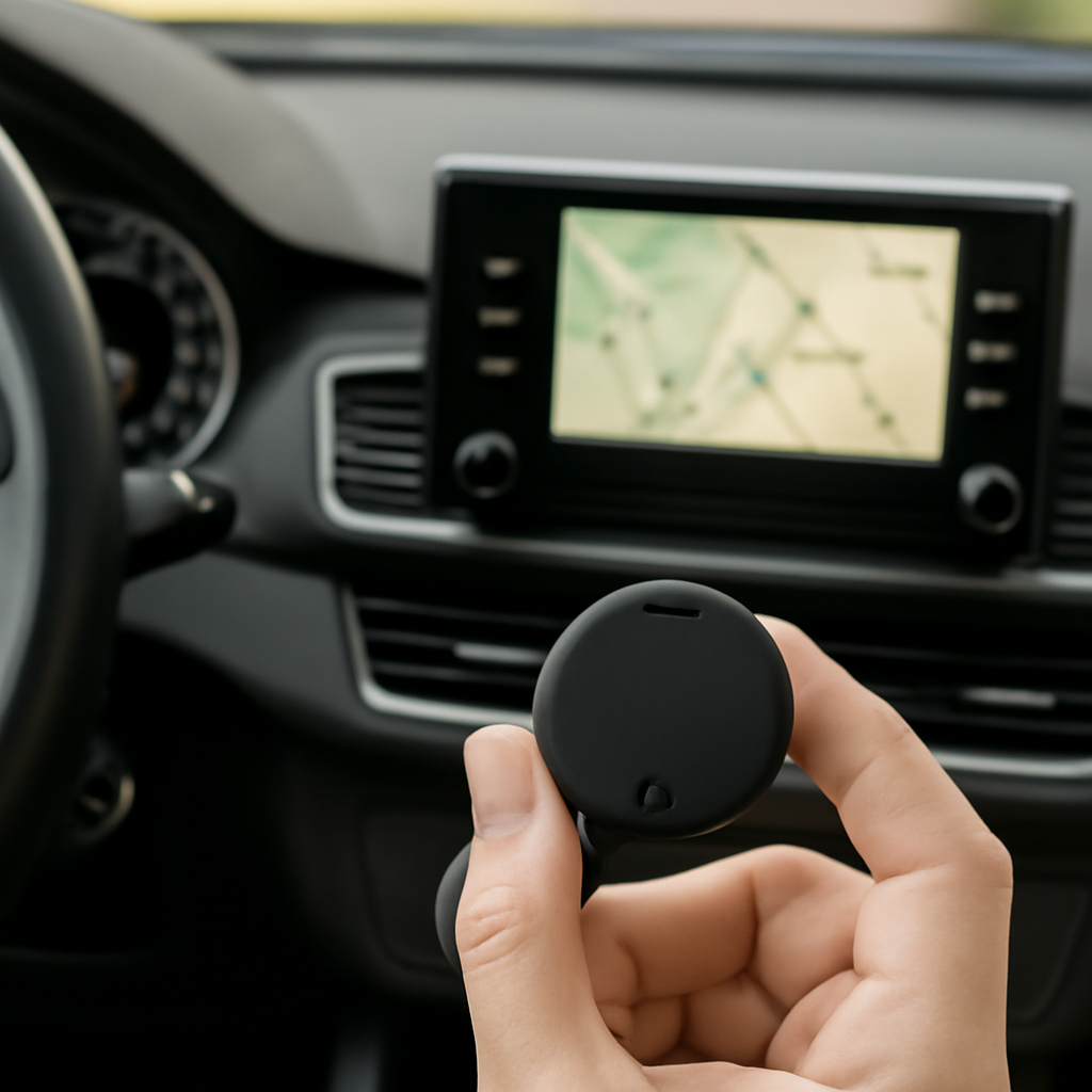 Kompakt GPS-tracker med Bluetooth och lång batteritid