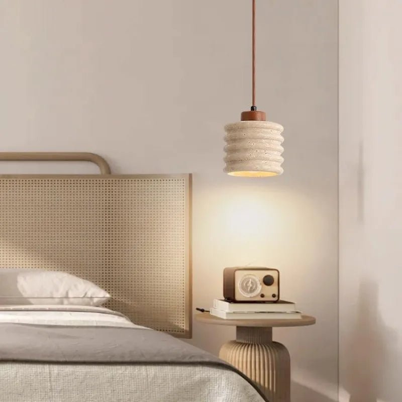 Elegant Travertin Pendel til Industrielt Design i Hjemmet