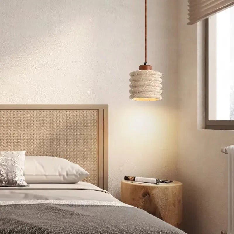 Elegant Travertin Pendel til Industrielt Design i Hjemmet