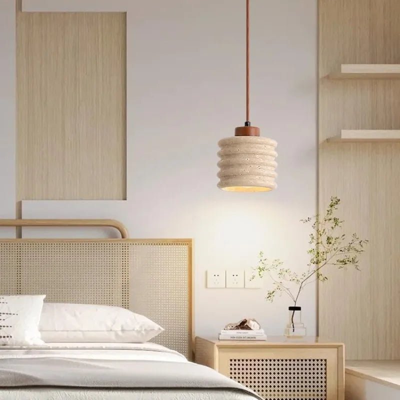 Elegant Travertin Pendel til Industrielt Design i Hjemmet