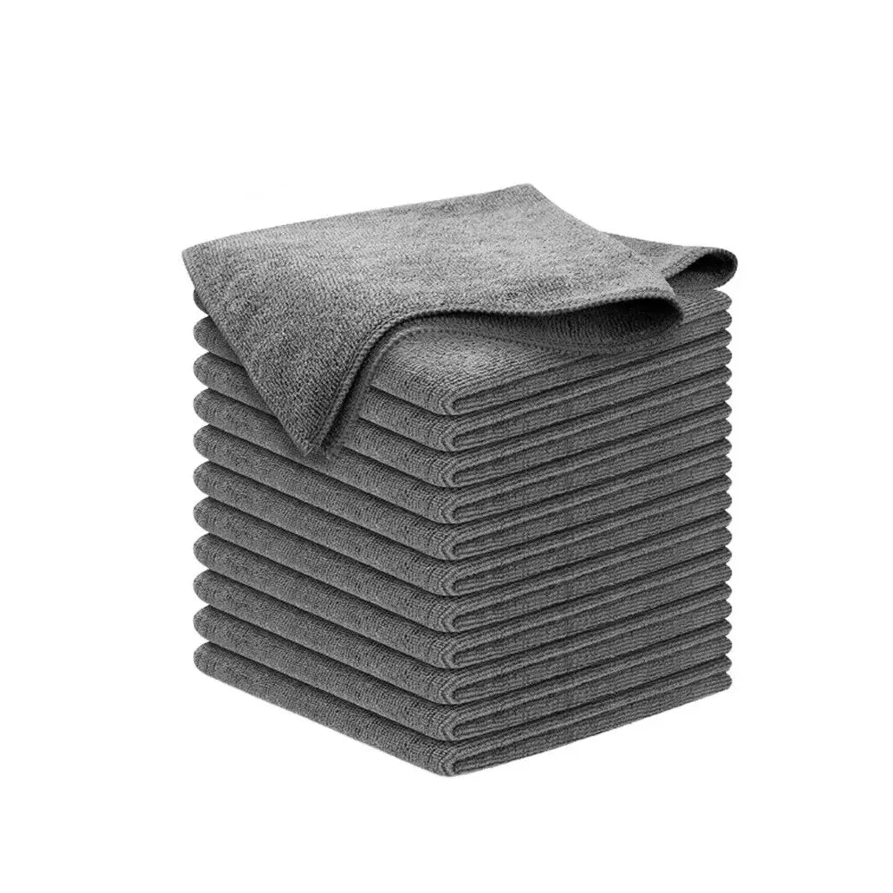 Set med mikrofiberdukar för biltvätt (10 stycken) - CleanMaster