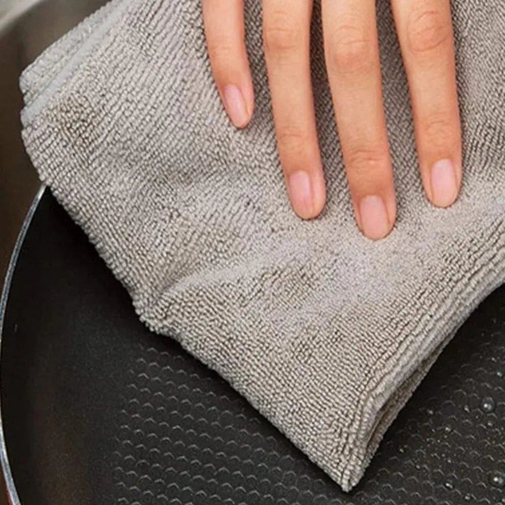Set med mikrofiberdukar för biltvätt (10 stycken) - CleanMaster