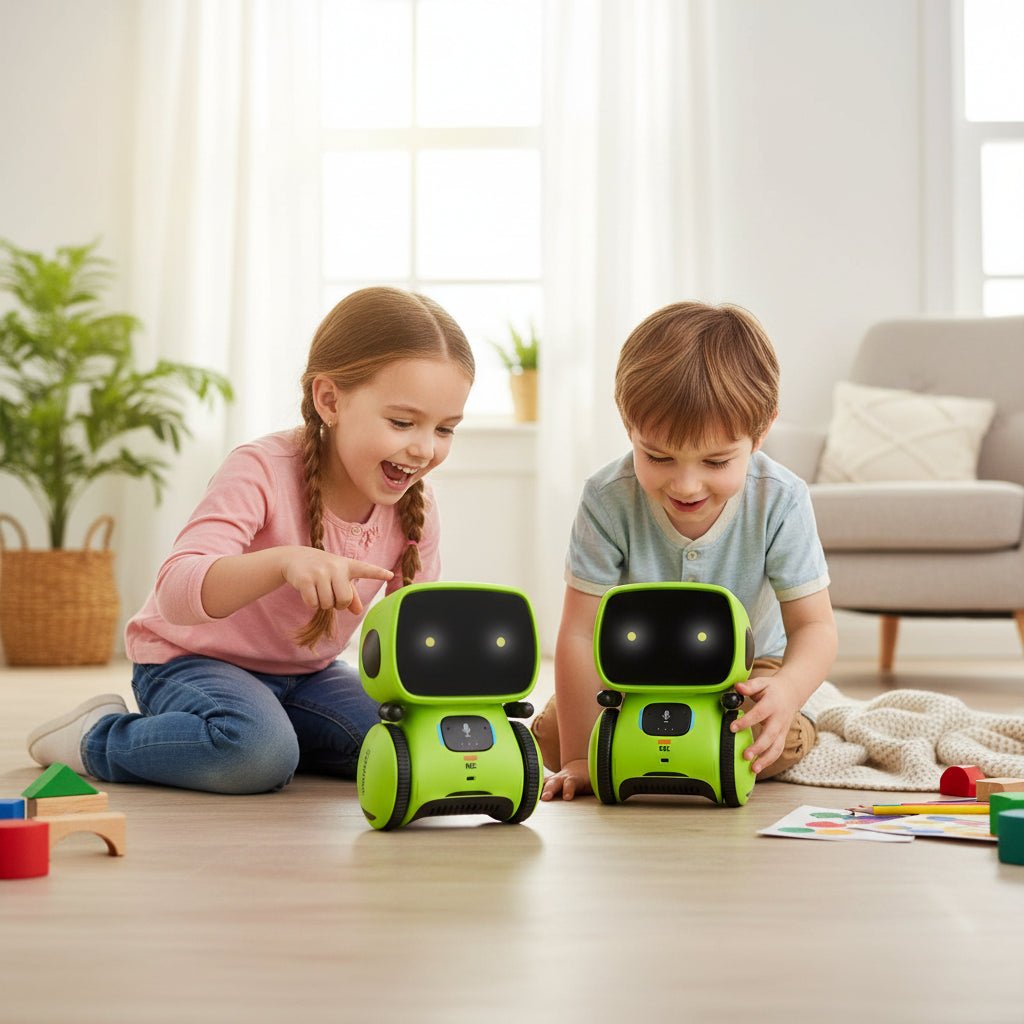 Interaktiva STEM Robotleksaker med Röstaktivering för Barn