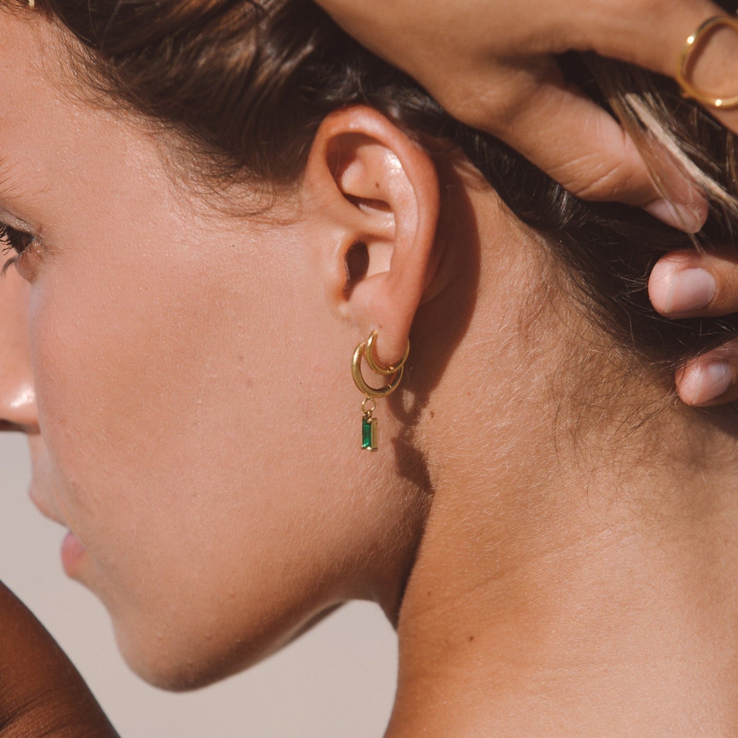 Øreringe med Ocean Shine – Liana