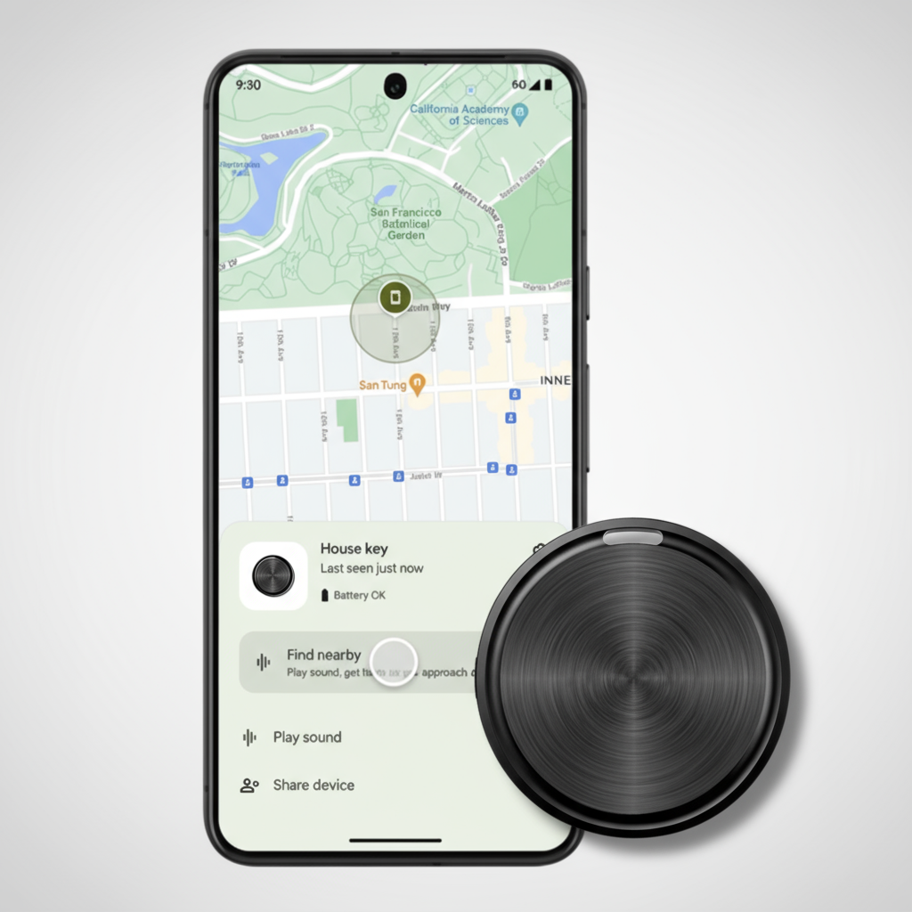 Smart Bluetooth GPS Tracker - Find mistede nøgler & tasker nemt