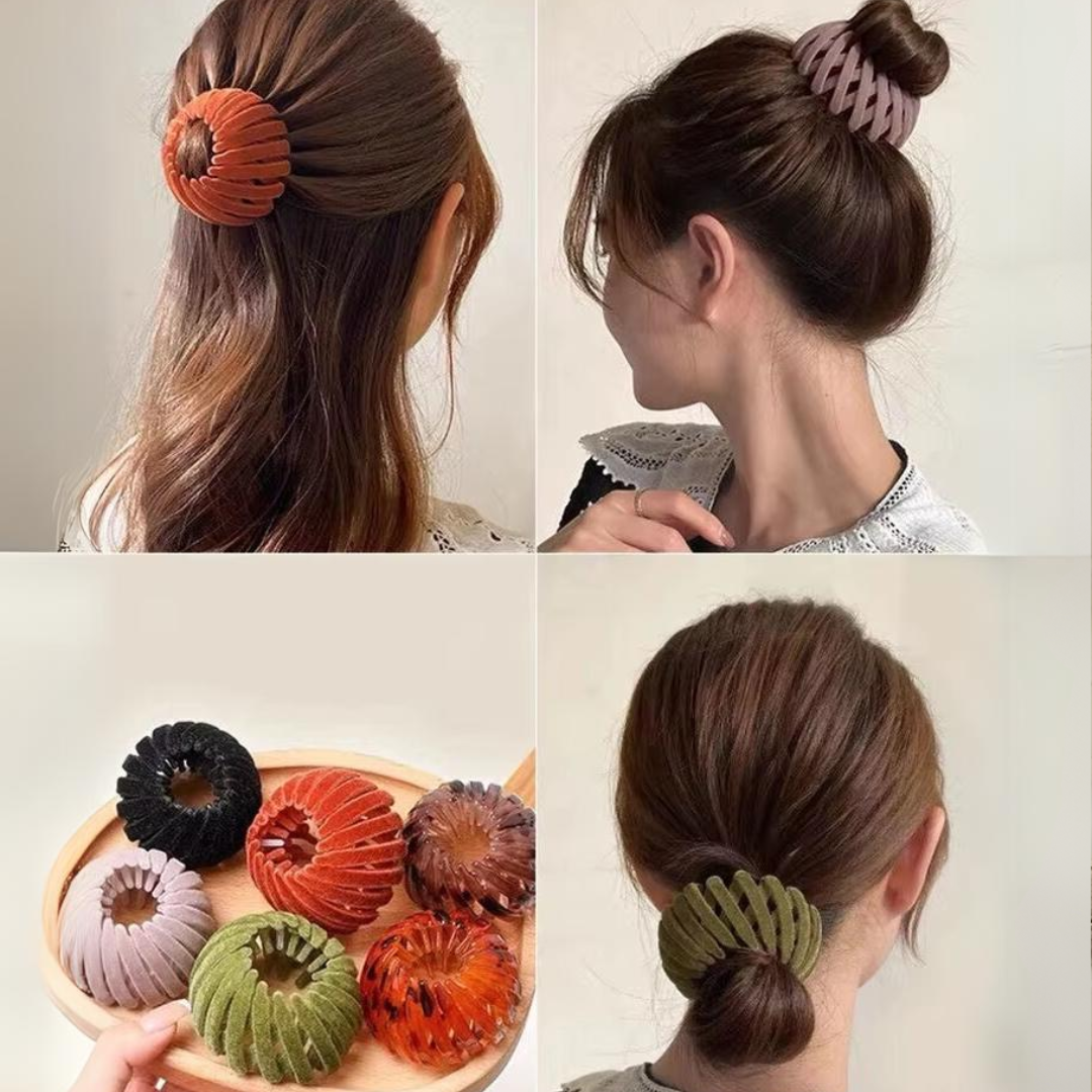 Elegante sæt af 3 hårnåle med fuglerede design