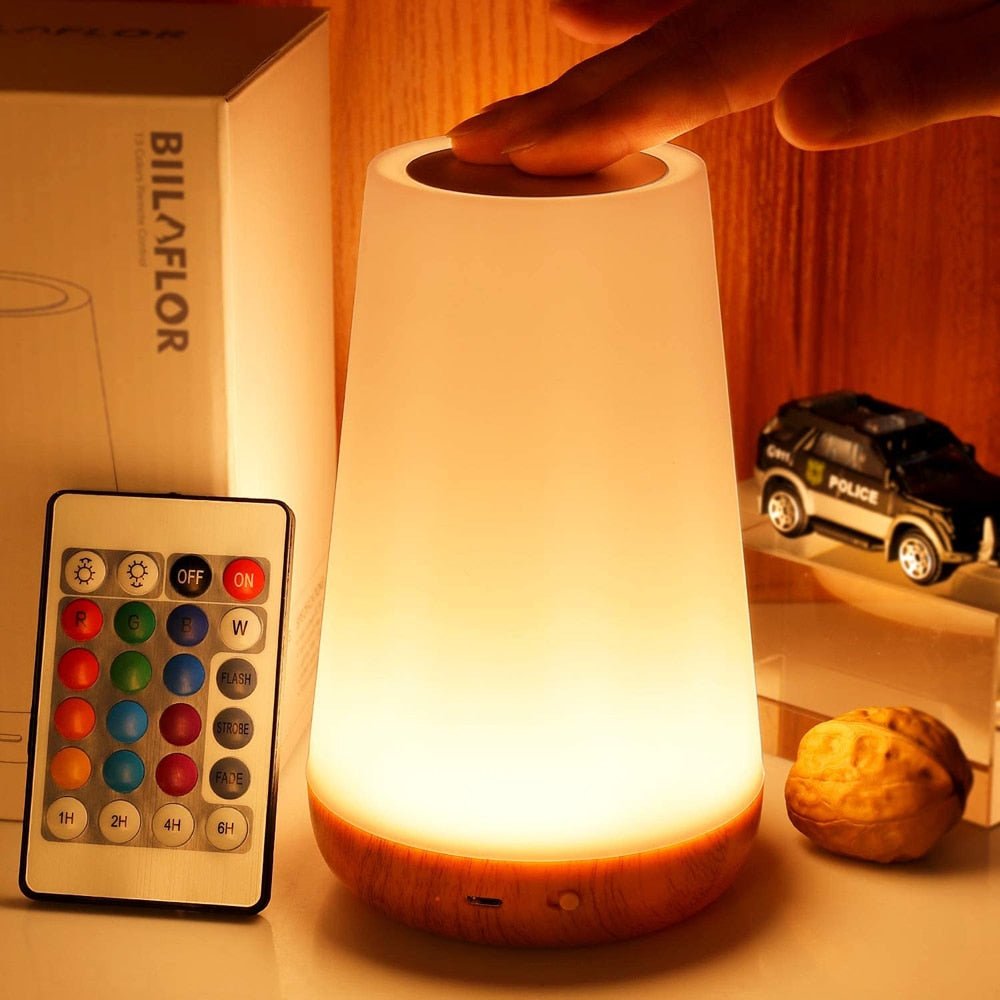 Dimbar LED Bordslampa med Uppladdningsbart Batteri och Touch