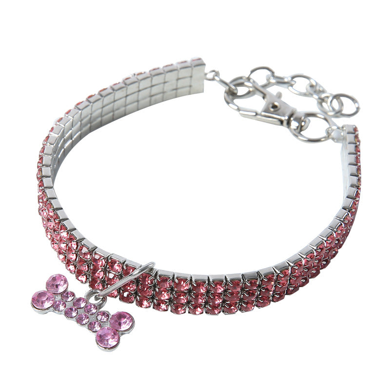 Halsband för Djur med Glittrande Detaljer