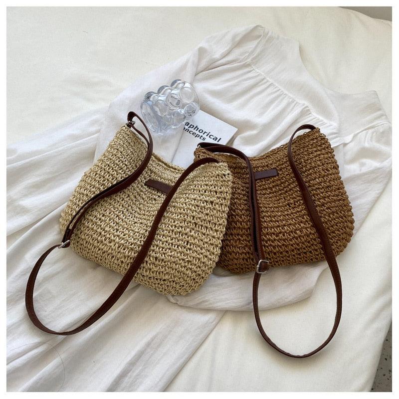 Elegante Strandtaske med Boho-Chic Design