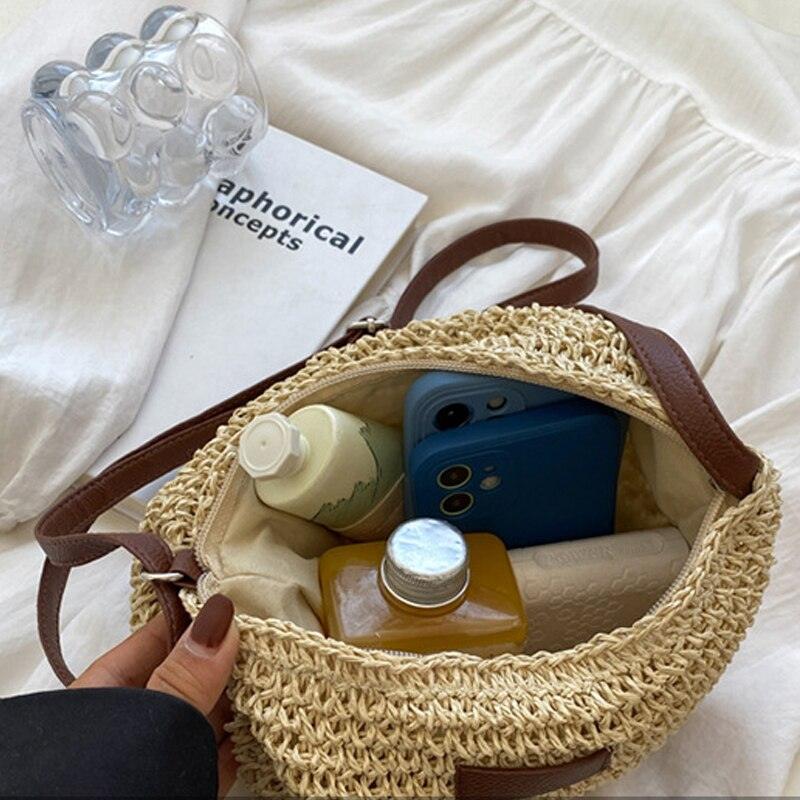 Elegante Strandtaske med Boho-Chic Design