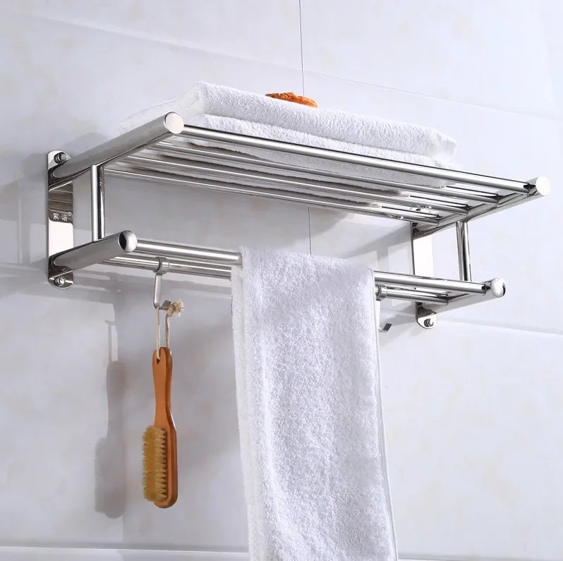 Elegant handdukstång i rostfritt stål - LuxRack