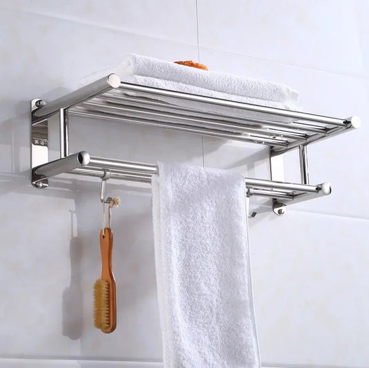 Elegant handdukstång i rostfritt stål - LuxRack