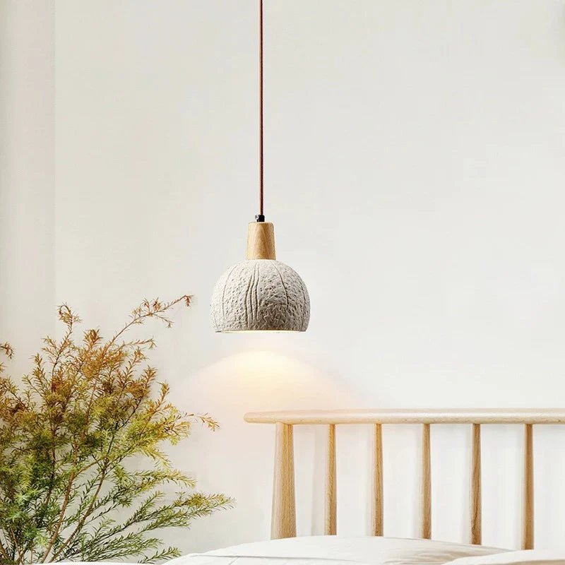 Stilren Cement Pendel med LED – Energibesparende Elegance