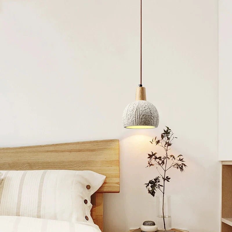 Stilren Cement Pendel med LED – Energibesparende Elegance