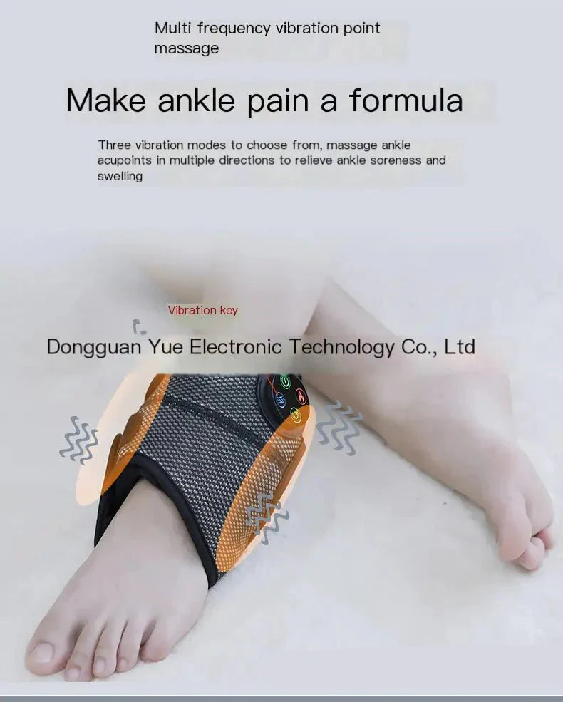 Effektiv ankelmassager med varme og vibration