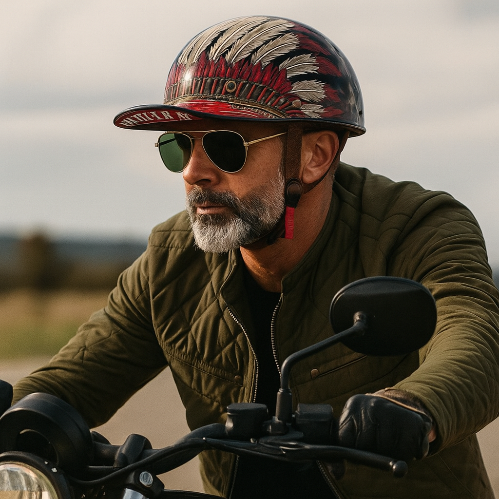 Let og Sikker Halvhjelm i Baseball Cap Stil med UV Visir