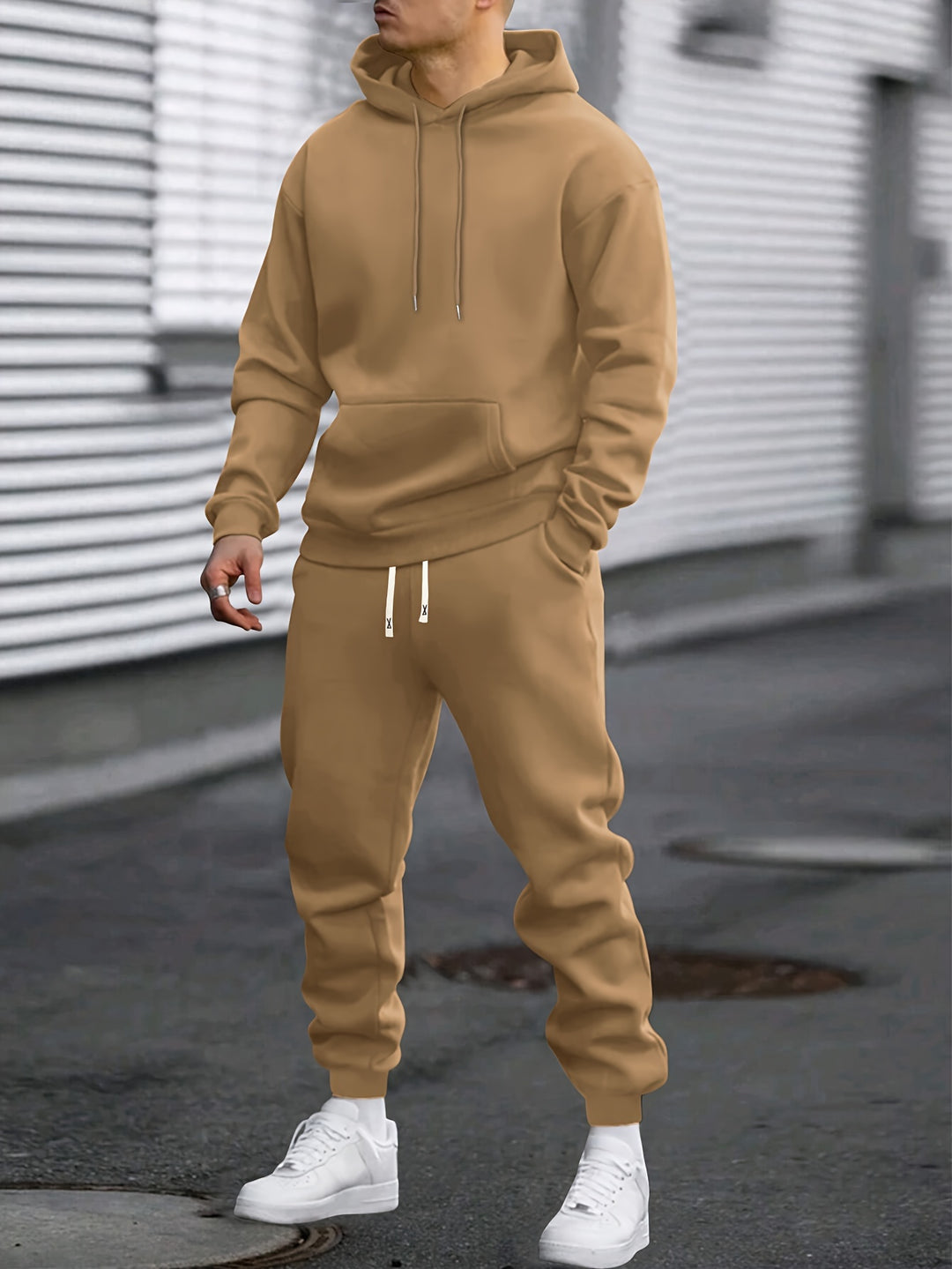 Träningsset för män – Hoodie och träningsbyxor | Bekvämt och ventilerande