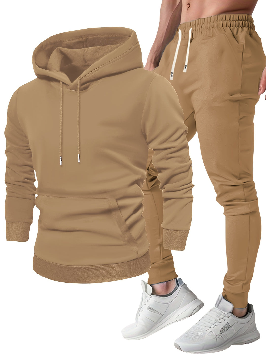 Träningsset för män – Hoodie och träningsbyxor | Bekvämt och ventilerande