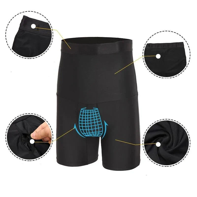 Bekväma kompressionsshorts för män – FlexFit