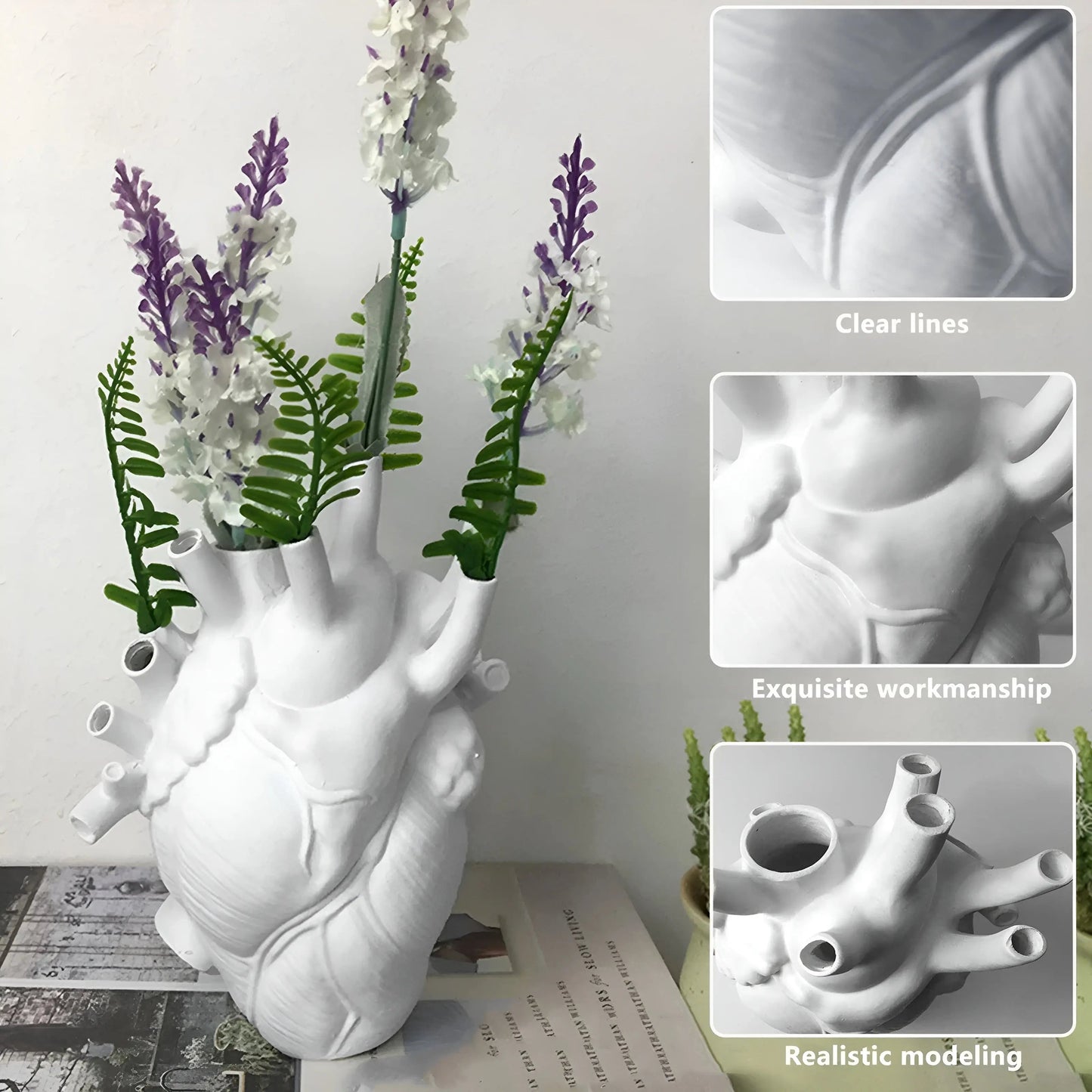 Hjärtformad Vas med Grekisk Inspiration – Amara