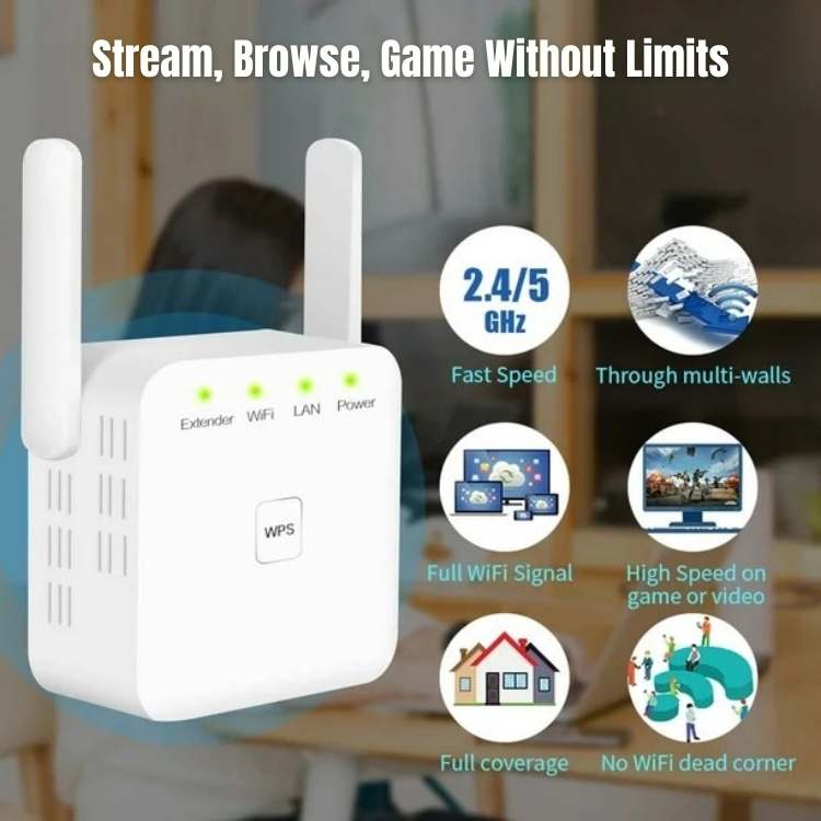 Höghastighets WiFi-förstärkare för 5G-nätverk