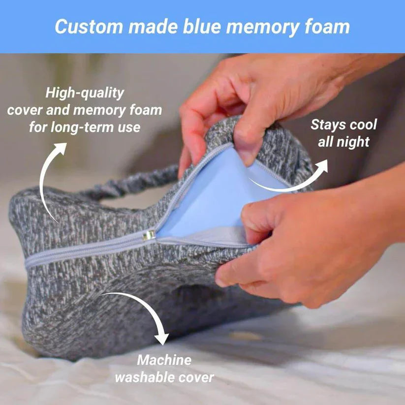 Ergonomisk Benpude i Memory Foam til Smertefri Søvn