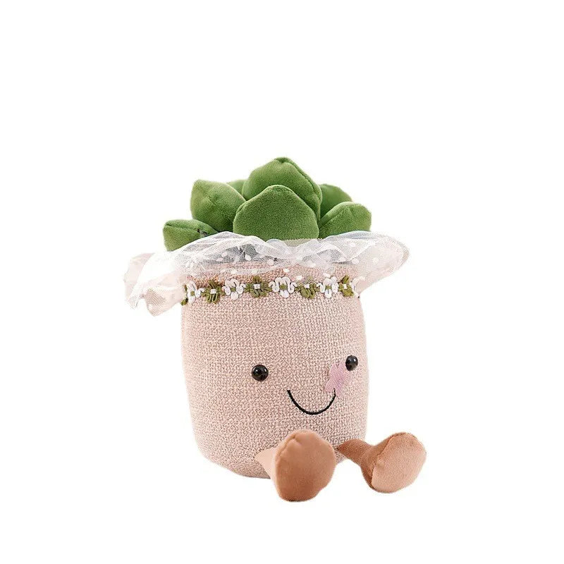 Färgglad Blomster Kramfigur