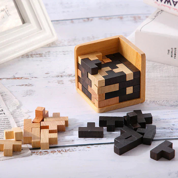 3D Træ Puslespil - Kreativ Udfordring