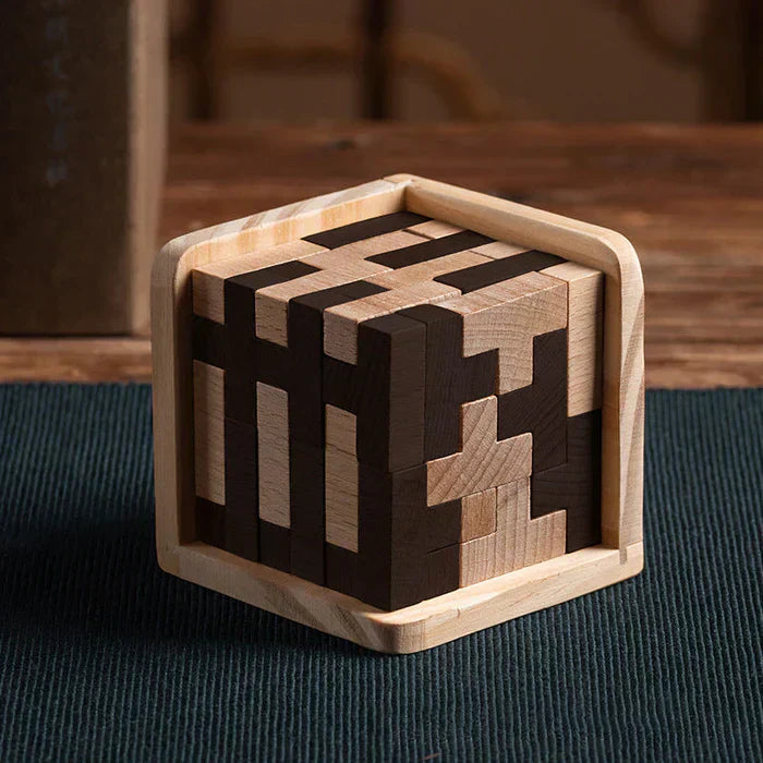 3D Træ Puslespil - Kreativ Udfordring