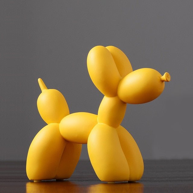 Moderne Ballonhund Dekoration i Resin til Hylder og Borde