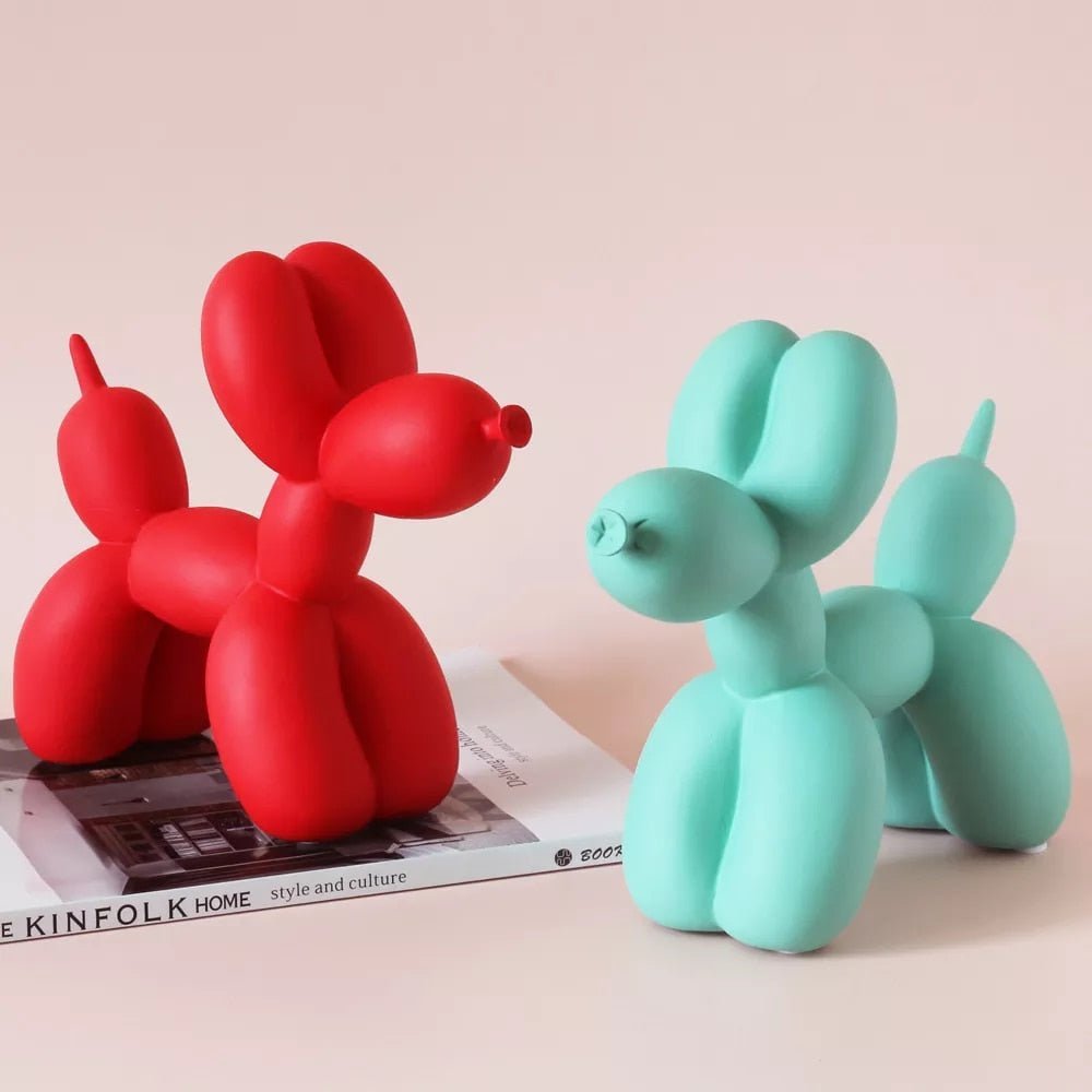 Moderne Ballonhund Dekoration i Resin til Hylder og Borde