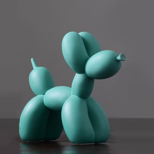 Moderne Ballonhund Dekoration i Resin til Hylder og Borde