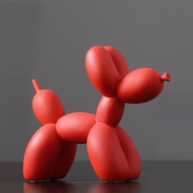 Moderne Ballonhund Dekoration i Resin til Hylder og Borde