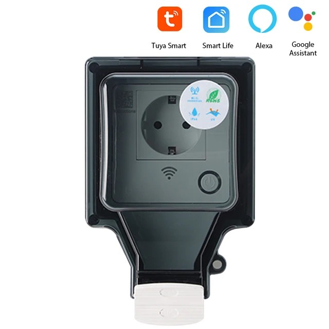 Smart utomhuskontakt med IP66-skydd – PowerGuard