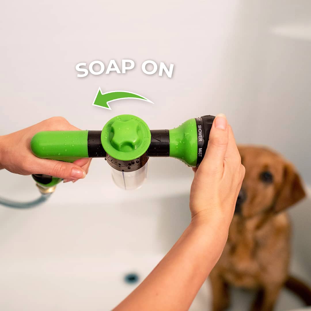 Effektiv brusepray til hunde - PetShower Pro