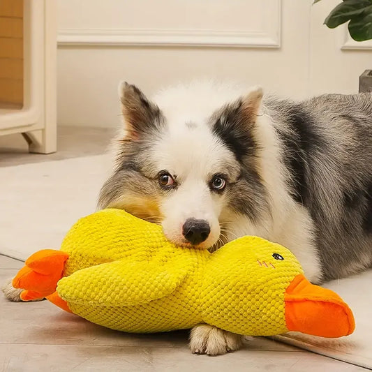 Interaktiv Hundelegetøj med Lyd og Tandpleje - FlappyDuck