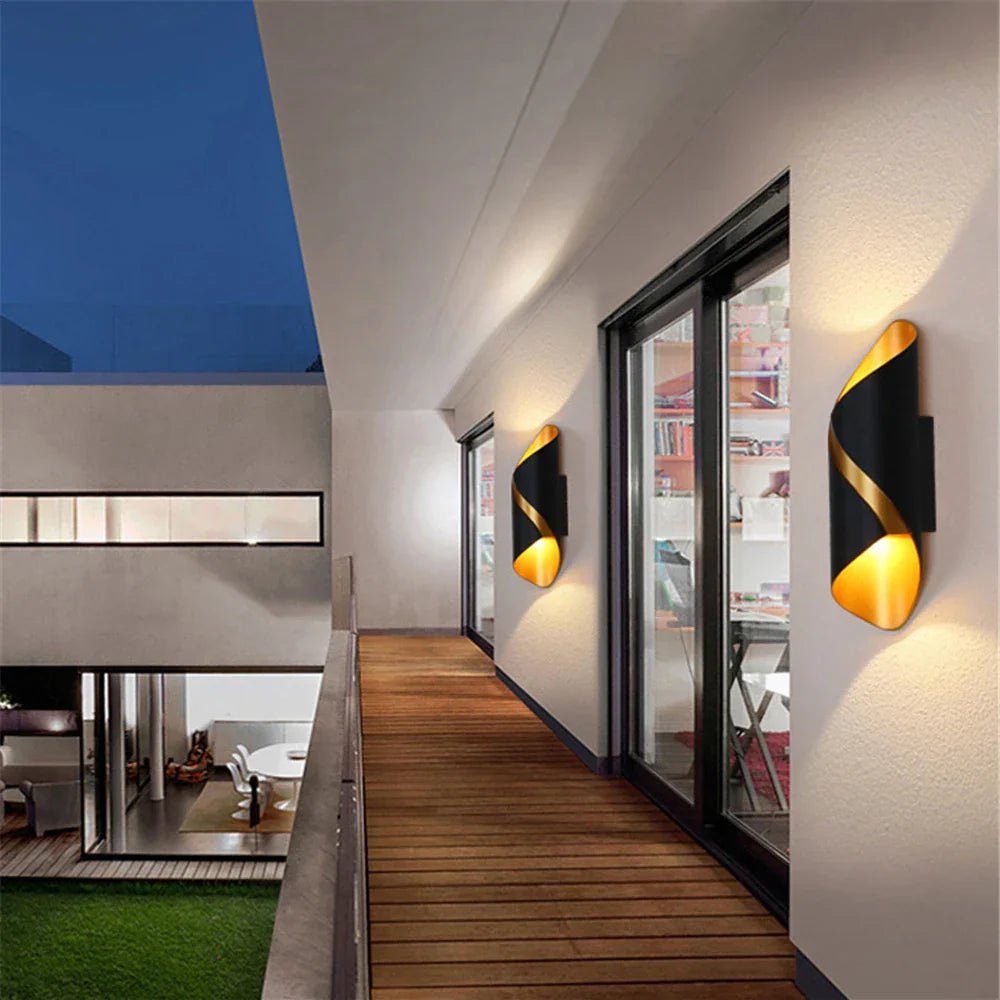 Elegant Udendørs LED-lampe med Vandtæt Teknologi
